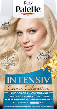 Haare Aufheller L9-0 Platin Blond Palette Intensive Color Creme