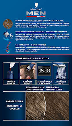 Intensivtönung Anti-Grau-Gel 50 Natur Hellbraun Schwarzkopf Men Perfect