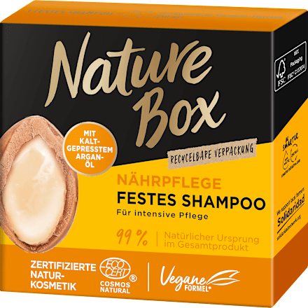 Festes Shampoo Argan-Öl Nature Box