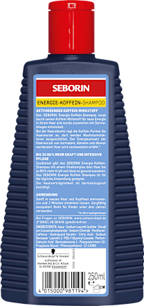 Shampoo Energie Koffein Schwarzkopf Seborin