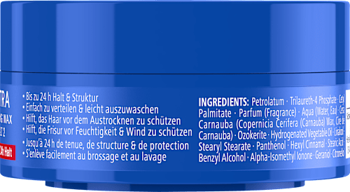 Haargel ULTRA Styling Wax Halt 2 Schwarzkopf taft