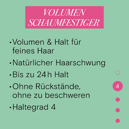 Schaumfestiger Volumen für feines Haar Schwarzkopf taft