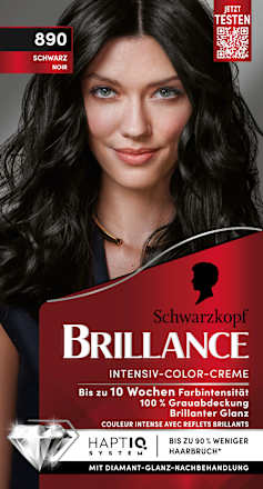 Intensiv-Color-Creme - Nr. 890 Schwarz Schwarzkopf Brillance