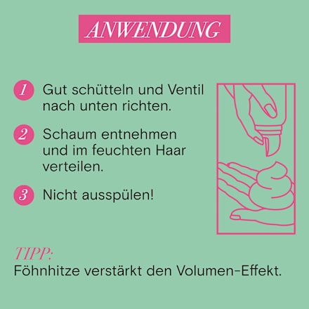 Schaumfestiger Volumen für feines Haar Schwarzkopf taft