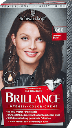 Intensiv-Color-Creme - Nr. 880 Dunkelbraun Schwarzkopf Brillance