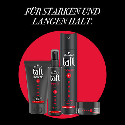 Haargel POWER Halt 5 Schwarzkopf taft