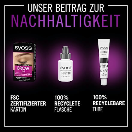 Augenbrauenfarbe Dunkelblond 6-1 syoss