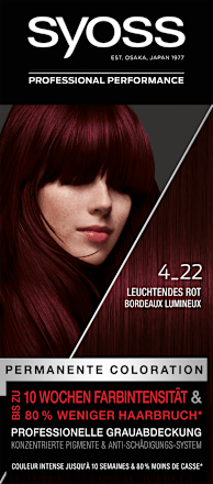 Haarfarbe 4-22 Leuchtendes Rot , 1 St syoss