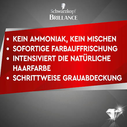 Haartönung T880 Dunkelbraun  Schwarzkopf Brillance