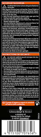 Ansatzset - Nr. A4 Dunkelbraun Schwarzkopf DIADEM