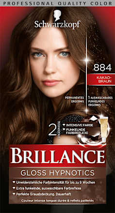Haarfarbe Kakaobraun 884, 1 St Schwarzkopf Brillance