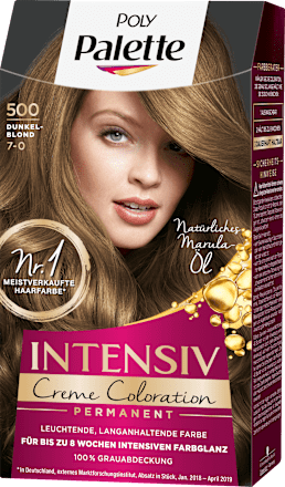 Haarfarbe 500 Dunkelblond, 1 St Palette Intensive Color Creme