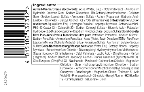Haare Aufheller Ultra L1+ Schwarzkopf Blonde