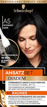 Ansatzset - Nr. A5 Schwarz Schwarzkopf DIADEM