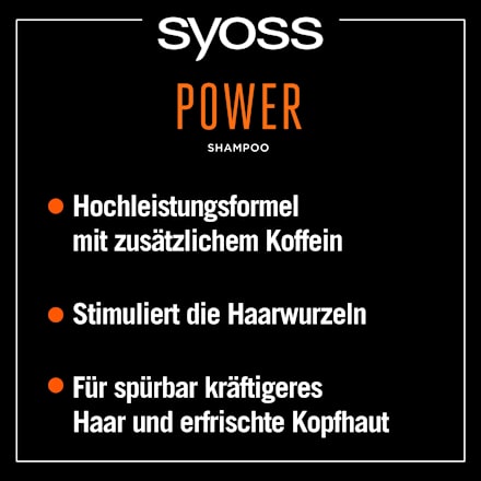 Shampoo Men Power syoss