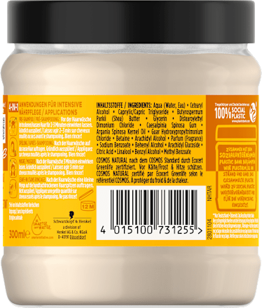 Haarkur 4in1 Nährpflege Arganöl Nature Box