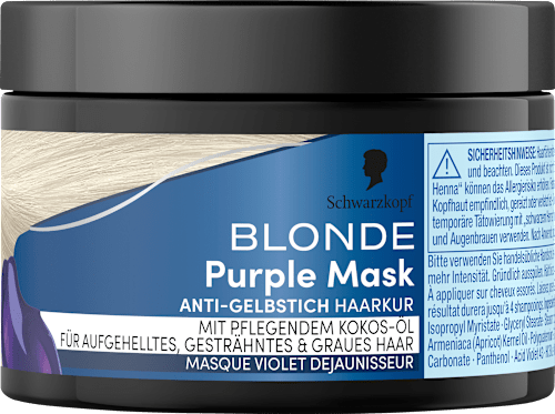 Blonde Purple Mask Haarmaske Schwarzkopf Blonde
