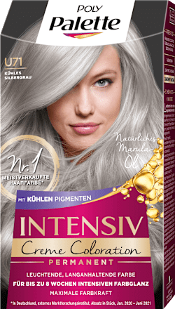 Haarfarbe U71 Kühles Silbergrau  Palette Intensive Color Creme