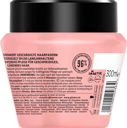 Haarkur 2-in-1 Versiegelung, Anti-Spliss Wunder Schwarzkopf GLISS