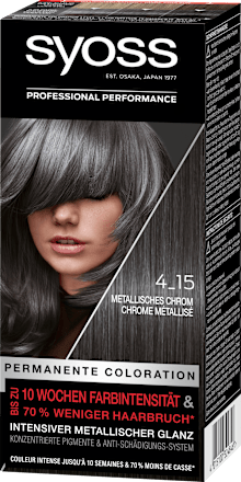 Haarfarbe 4_15 Metallisches Chrom syoss