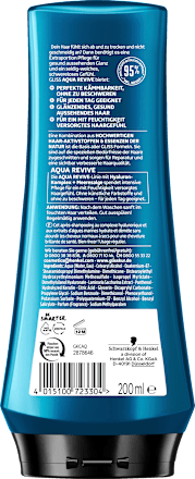 Aqua Revive Feuchtigkeitsspülung Schwarzkopf GLISS