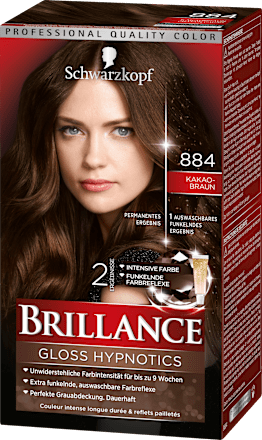 Haarfarbe Kakaobraun 884, 1 St Schwarzkopf Brillance