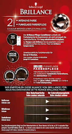 Haarfarbe Kakaobraun 884, 1 St Schwarzkopf Brillance