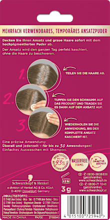 Kompaktes Ansatzpuder - Dunkelblond Palette Intensive Color Creme