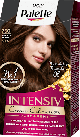Haarfarbe 750 Schokobraun, 1 St Palette Intensive Color Creme