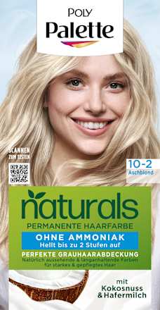 Haarfarbe Naturals 10-2 Aschblond Palette Intensive Color Creme
