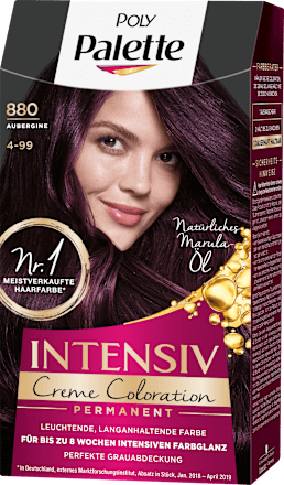 Haarfarbe 880 Aubergine, 1 St Palette Intensive Color Creme