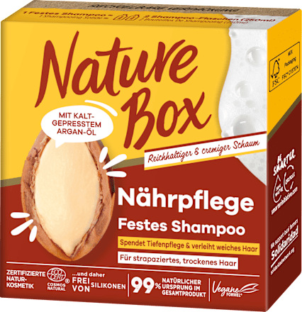 Festes Shampoo Argan-Öl Nature Box