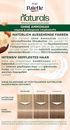 Haarfarbe Naturals 9-1 Kühles Beige Blond Palette Intensive Color Creme