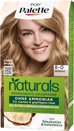 Haarfarbe Naturals 8-0 Hellblond Palette Intensive Color Creme