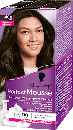 Haarfarbe Schaum 400 Dunkelbraun, 1 St Schwarzkopf Perfect Mousse