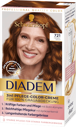 Haarfarbe 721 Herbst Gold  Schwarzkopf DIADEM