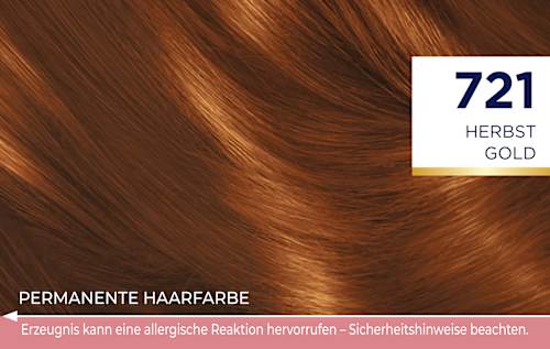 Haarfarbe 721 Herbst Gold  Schwarzkopf DIADEM