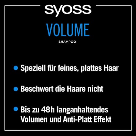 Shampoo Volume Lift syoss