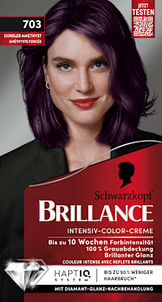 Intensiv-Color-Creme - Nr. 703 Dunkler Amethyst Schwarzkopf Brillance