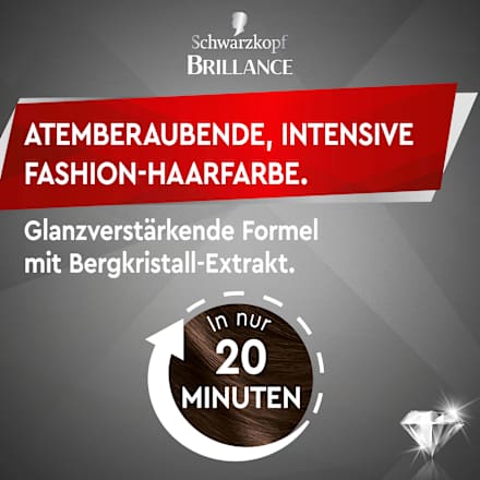 Haartönung T880 Dunkelbraun  Schwarzkopf Brillance