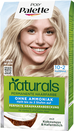 Haarfarbe Naturals 10-2 Aschblond Palette Intensive Color Creme