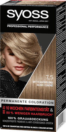 Color Classic Permanente Coloration - Nr. 7_5 Mittelaschblond syoss