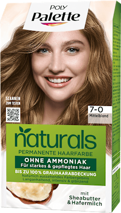 Haarfarbe Naturals 7-0 Mittelblond  Palette Intensive Color Creme