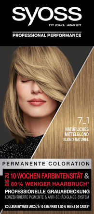 Haarfarbe 7_1 natürliches Mittelblond syoss