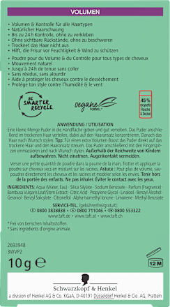 Haarpuder VOLUMEN Schwarzkopf taft
