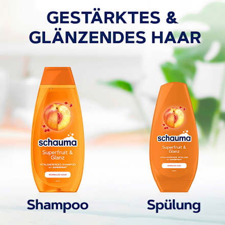 Shampoo Superfruit & Glanz schauma
