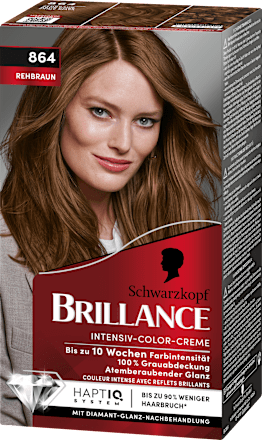 Haarfarbe 864 Rehbraun Schwarzkopf Brillance