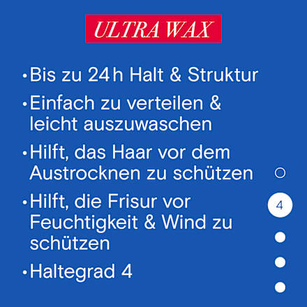 Haargel ULTRA Styling Wax Halt 2 Schwarzkopf taft