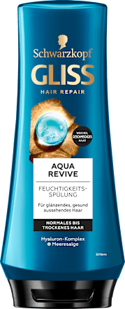 Aqua Revive Feuchtigkeitsspülung Schwarzkopf GLISS