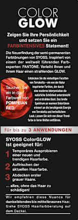 Color Glow pflegende Haartönung - Pompeian Red syoss